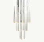 30 Inch Pin Cascading Round Chandelier - Aquitaine