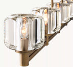 54 Inch Crystal Linear Candle Chandelier - Demaret