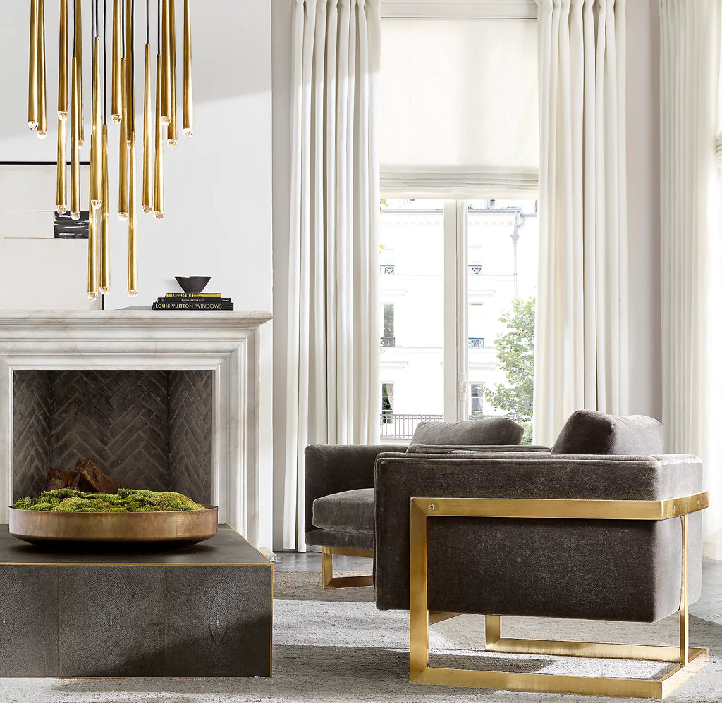 30 Inch Pin Cascading Round Chandelier - Aquitaine