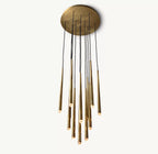 24 Inch Pin Cascading Round Chandelier - Aquitaine