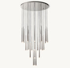 48 Inch Pin Cascading Round Chandelier - Aquitaine