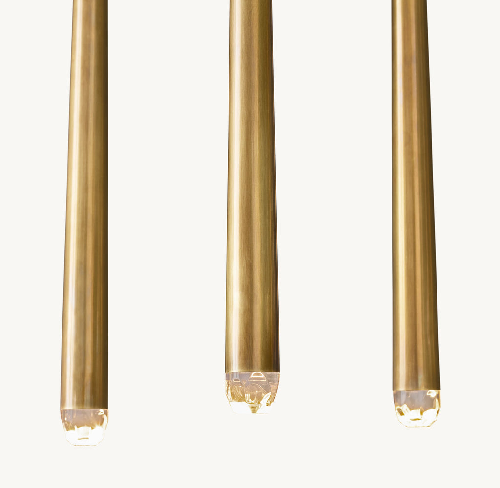 72 Inch Pin Linear Chandelier - Aquitaine