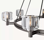 60 Inch Crystal Round Candle Chandelier - Demaret