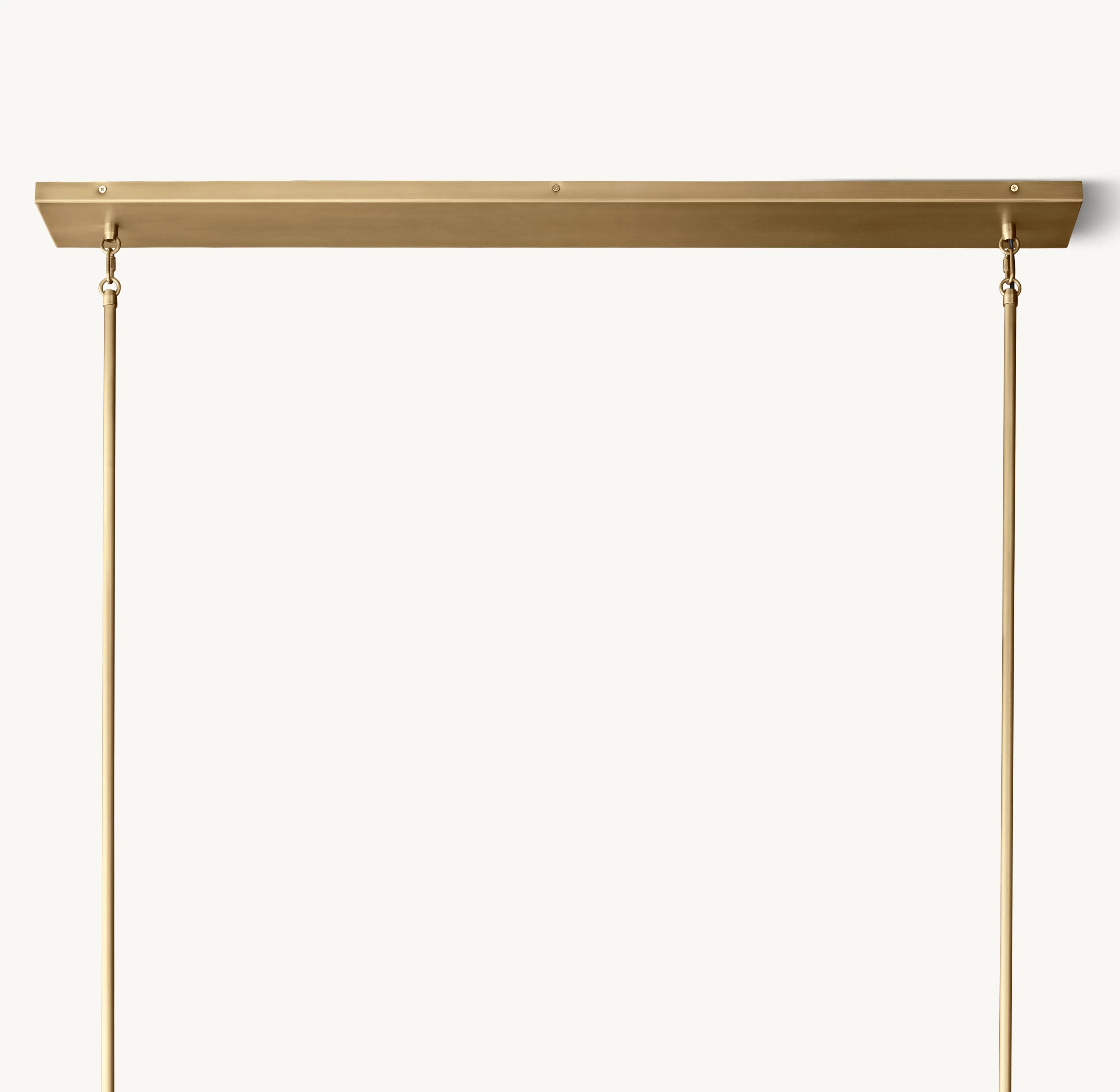 66 Inch Candle Linear Chandelier - Fontanelle
