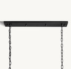 49 Inch Crystal Prism Rectangular Chandelier - Rhys