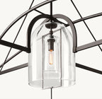 61 Inch Bell Glass Chandelier - Fulcrum