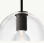 8 Inch Globe Glass Pendant Light - Utilitaire