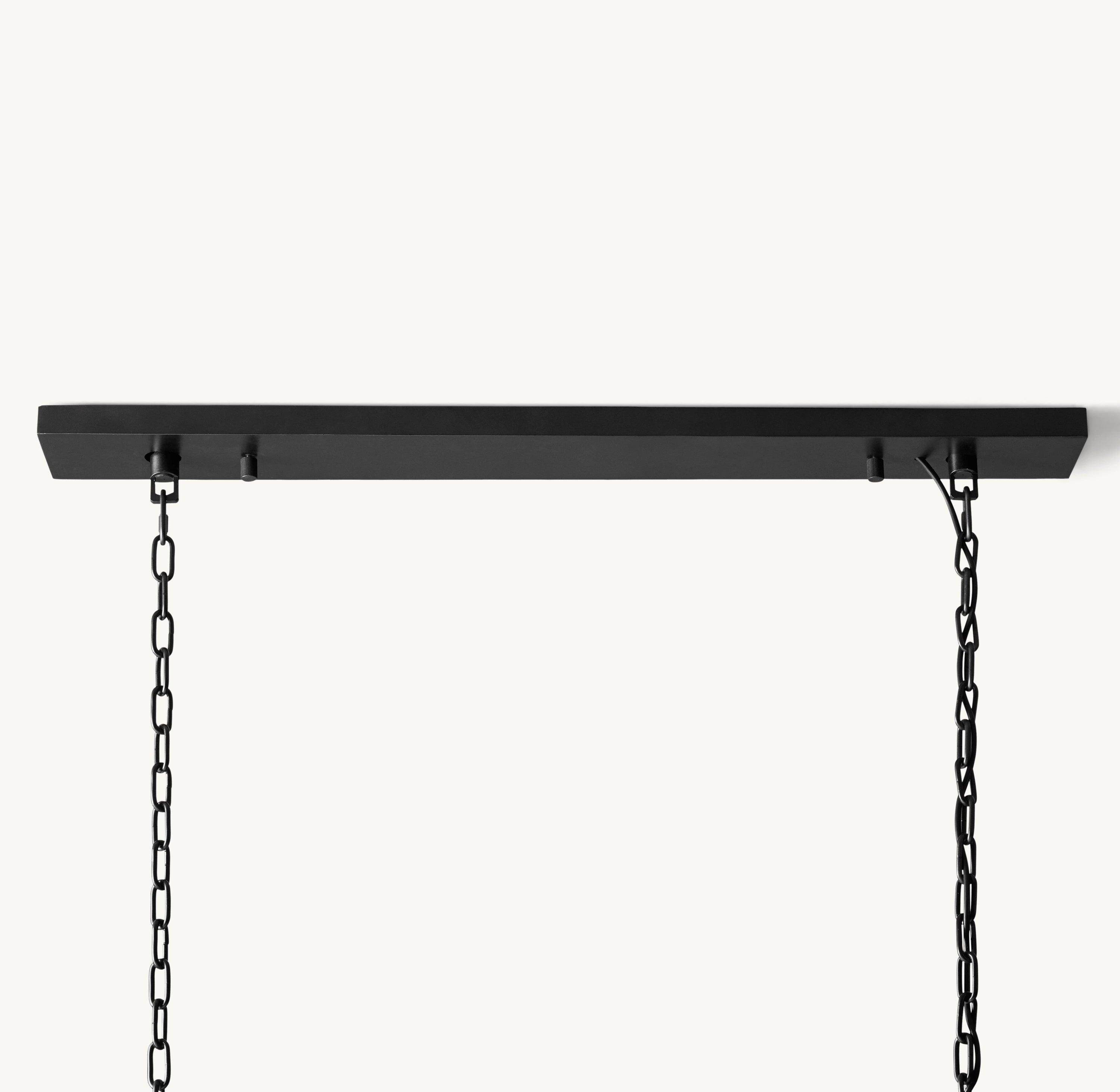 60 Inch Crystal Prism Rectangular Chandelier - Rhys