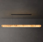 80 Inch Lisse Linear Alabaster Chandelier - Rivage