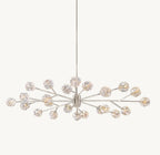 72 Inch Crystal Arm Oval Chandelier – Boule