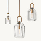 10 Inch Cloche Crystal Pendant Light - Botanist