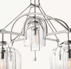 48 Inch Bell Glass Chandelier - Fulcrum