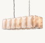 42 Inch Alabaster Rectangular Chandelier – Harlow