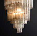 29 Inch Tronchi Murano Glass Tiered Chandelier - Serenella