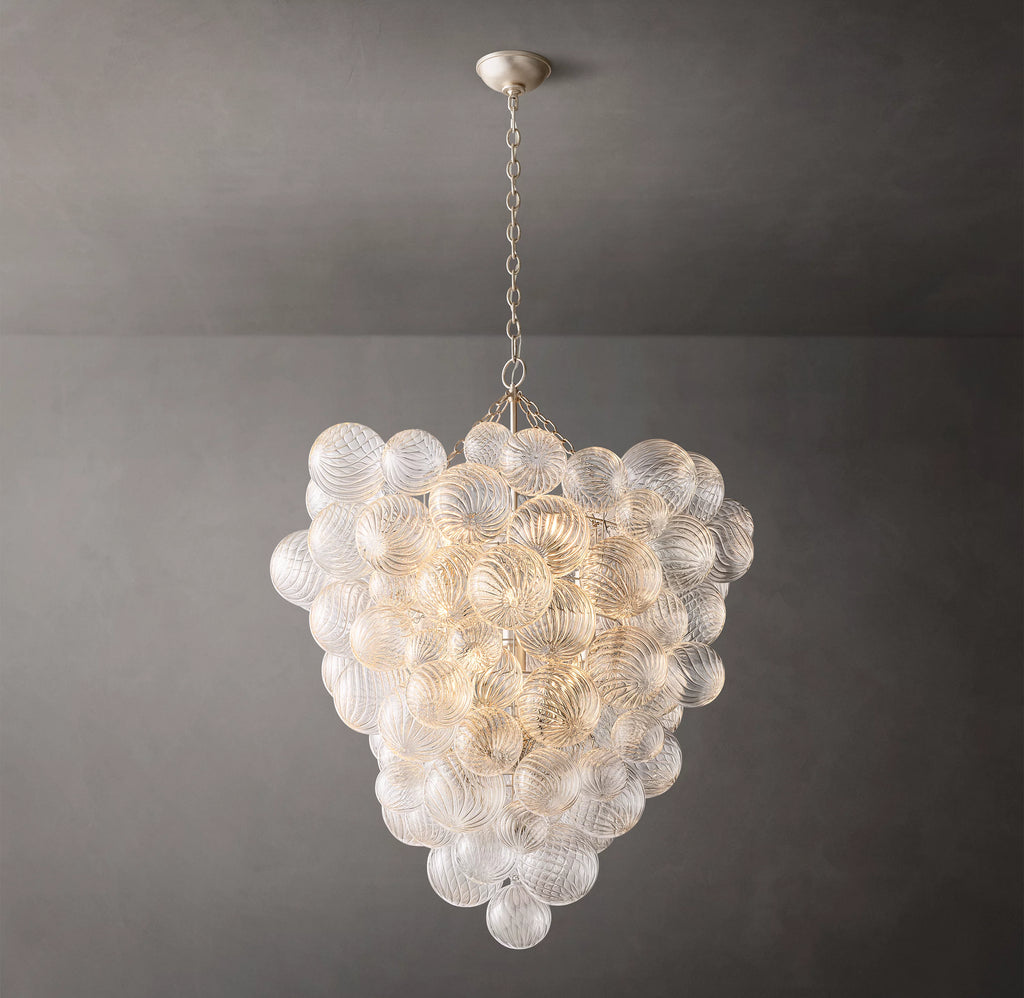 36 Inch Glass bubble Chandelier - Talia