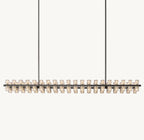 72 Inch Hexagonal Crystal Linear Chandelier – Arcachon