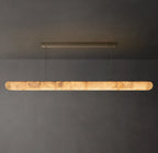 80 Inch Lisse Linear Alabaster Chandelier - Rivage