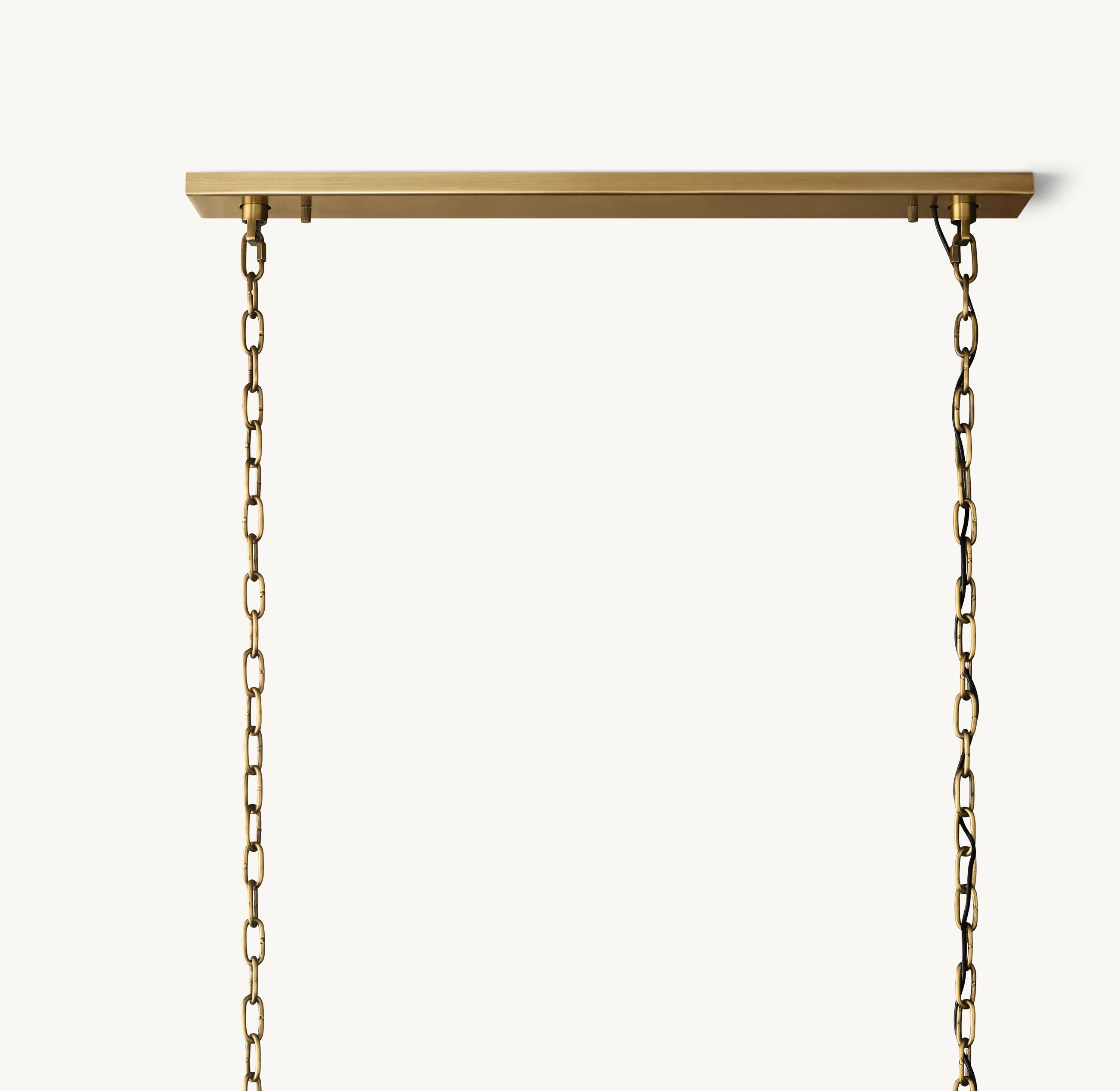 60 Inch Alabaster Rectangular Chandelier – Harlow