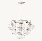36 Inch Globe Glass Cluster Chandelier - Cabrette