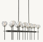 60 Inch Crystal Double Linear Chandelier – Boule