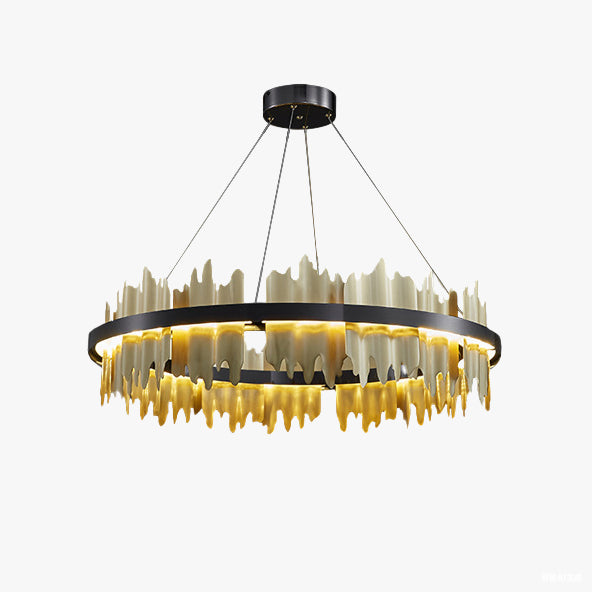 32 Inch Round LED Chandelier - Aurelius