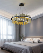 24 Inch Round LED Chandelier - Aurelius