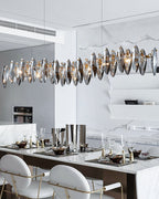 52 Inch Prism Crystal Linear Chandelier - Valencia