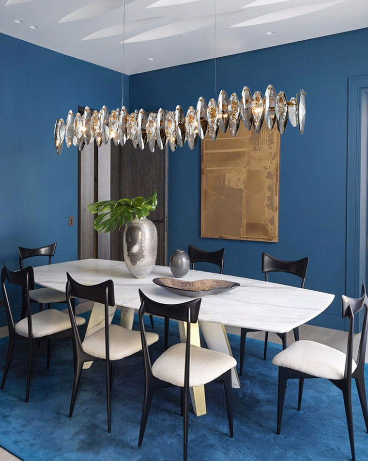 52 Inch Prism Crystal Linear Chandelier - Valencia