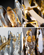52 Inch Prism Crystal Linear Chandelier - Valencia