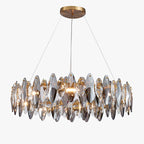 39 Inch Luxury Crystal Ring Chandelier - Valencia