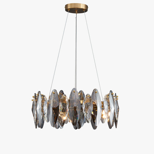 18 Inch Luxury Crystal Ring Chandelier - Valencia