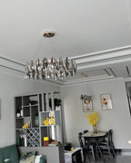 24 Inch Luxury Crystal Ring Chandelier - Valencia