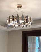 24 Inch Luxury Crystal Ring Chandelier - Valencia