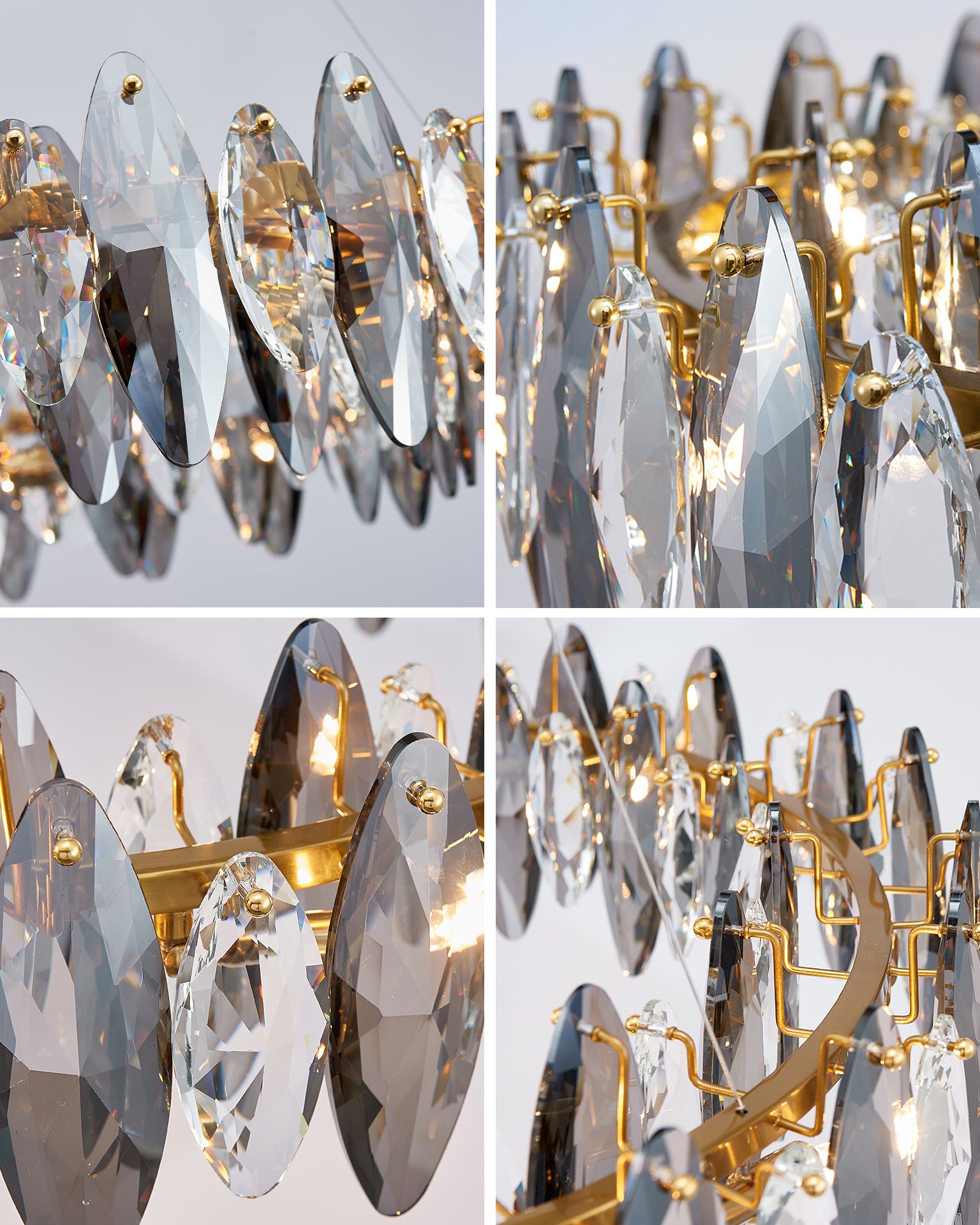 39 Inch Luxury Crystal Ring Chandelier - Valencia