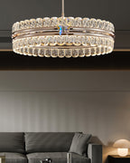 24 Inch Crystal Butterfly Flush Chandelier - Aurum