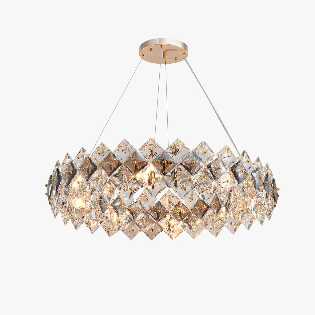 32 Inch Diamond Prism Crystal Chandelier – Liora