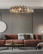 32 Inch Diamond Prism Crystal Chandelier – Liora