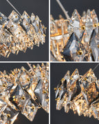 24 Inch Diamond Prism Crystal Chandelier – Liora