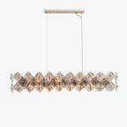 43 Inch Crystal Prism Linear Chandelier - Liora