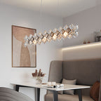 43 Inch Crystal Prism Linear Chandelier - Liora