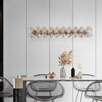 43 Inch Crystal Prism Linear Chandelier - Liora