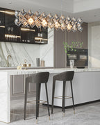 43 Inch Crystal Prism Linear Chandelier - Liora