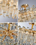 20 Inch Dual-Tier Crystal Chandelier - Glacia