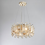 16 Inch Crystal Round Chandelier - Glacia