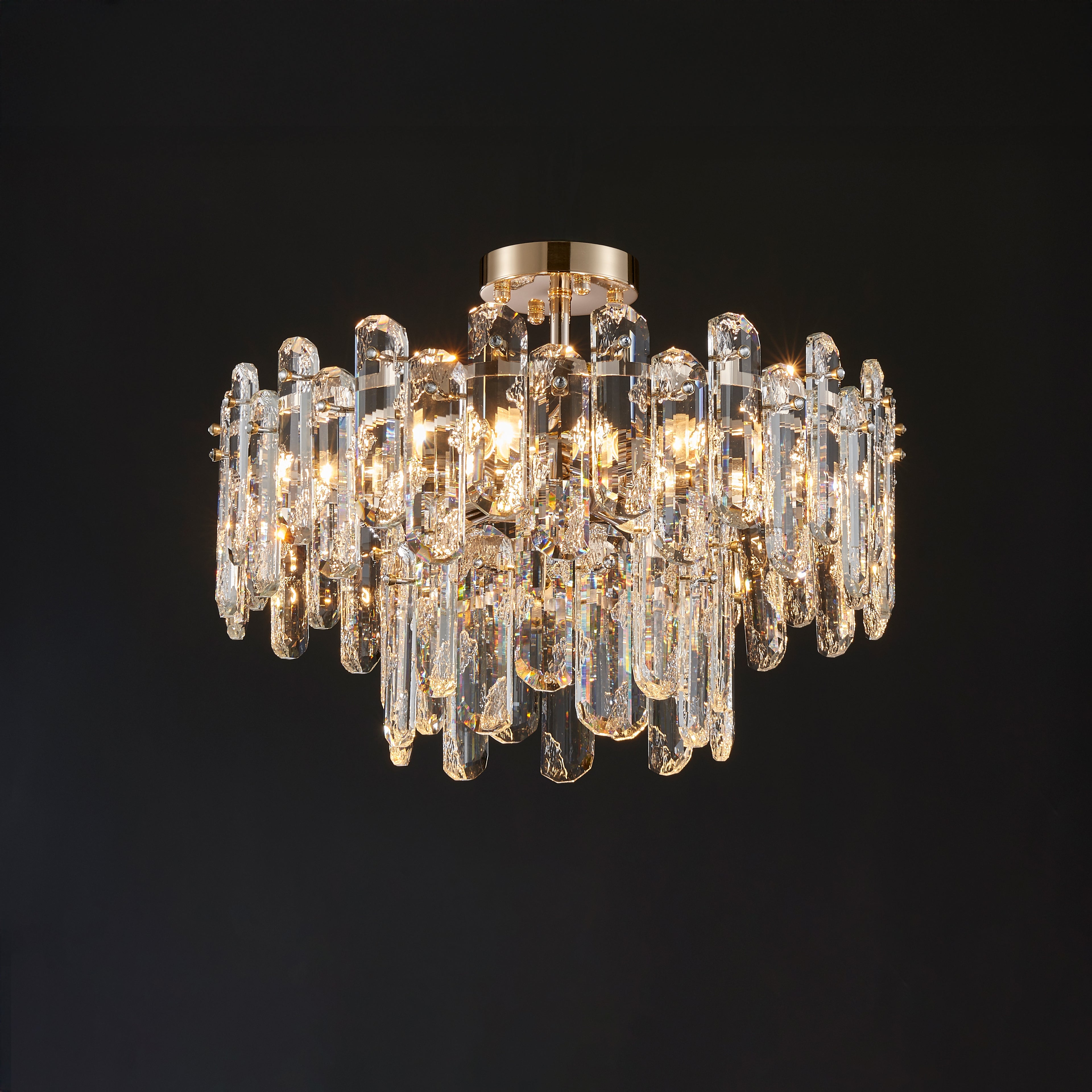 20 Inch Imperial Semi-Flush Chandelier - Astra