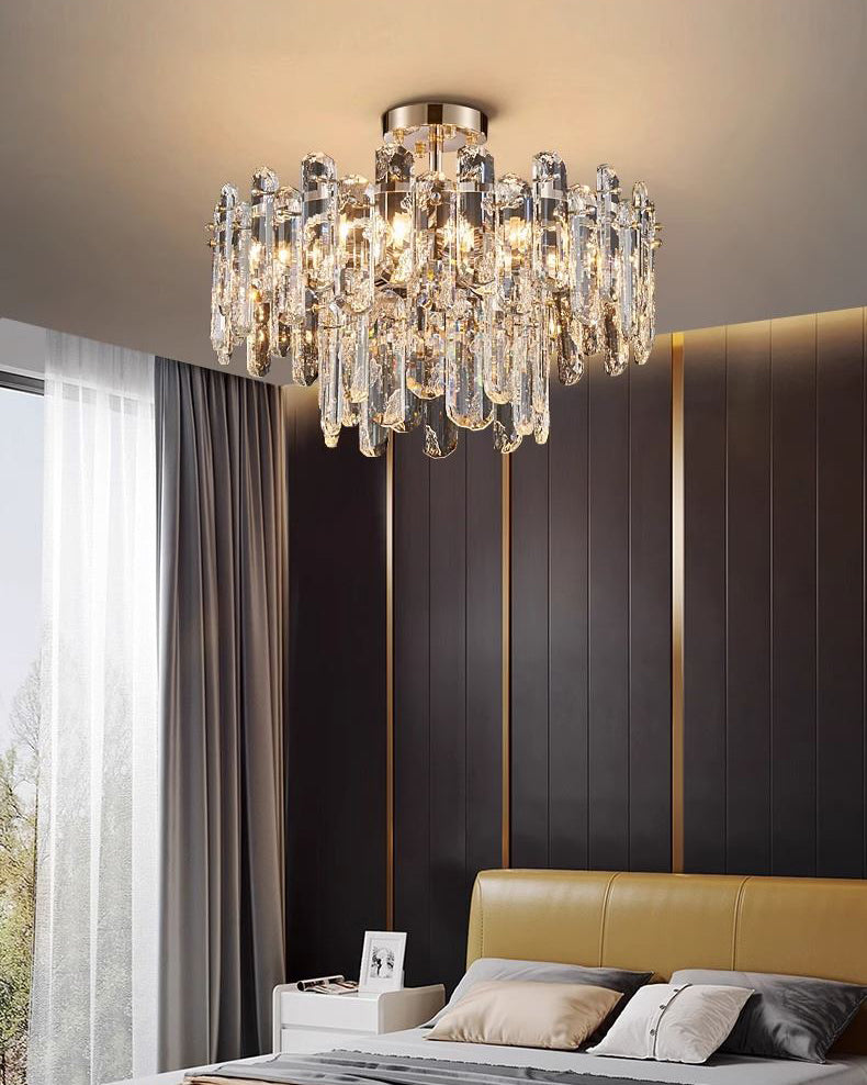 20 Inch Imperial Semi-Flush Chandelier - Astra