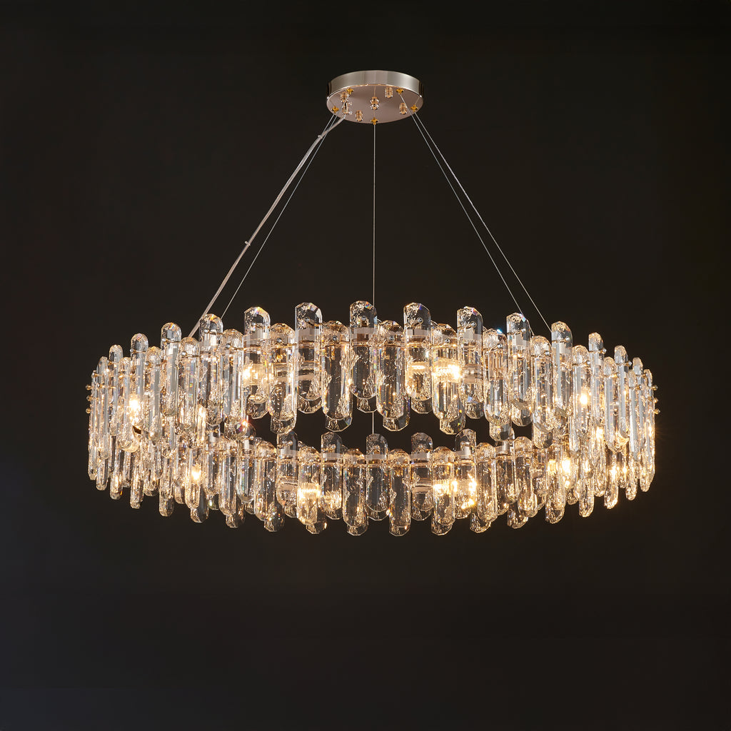 32 Inch Regal Ring Crystal Chandelier - Astra