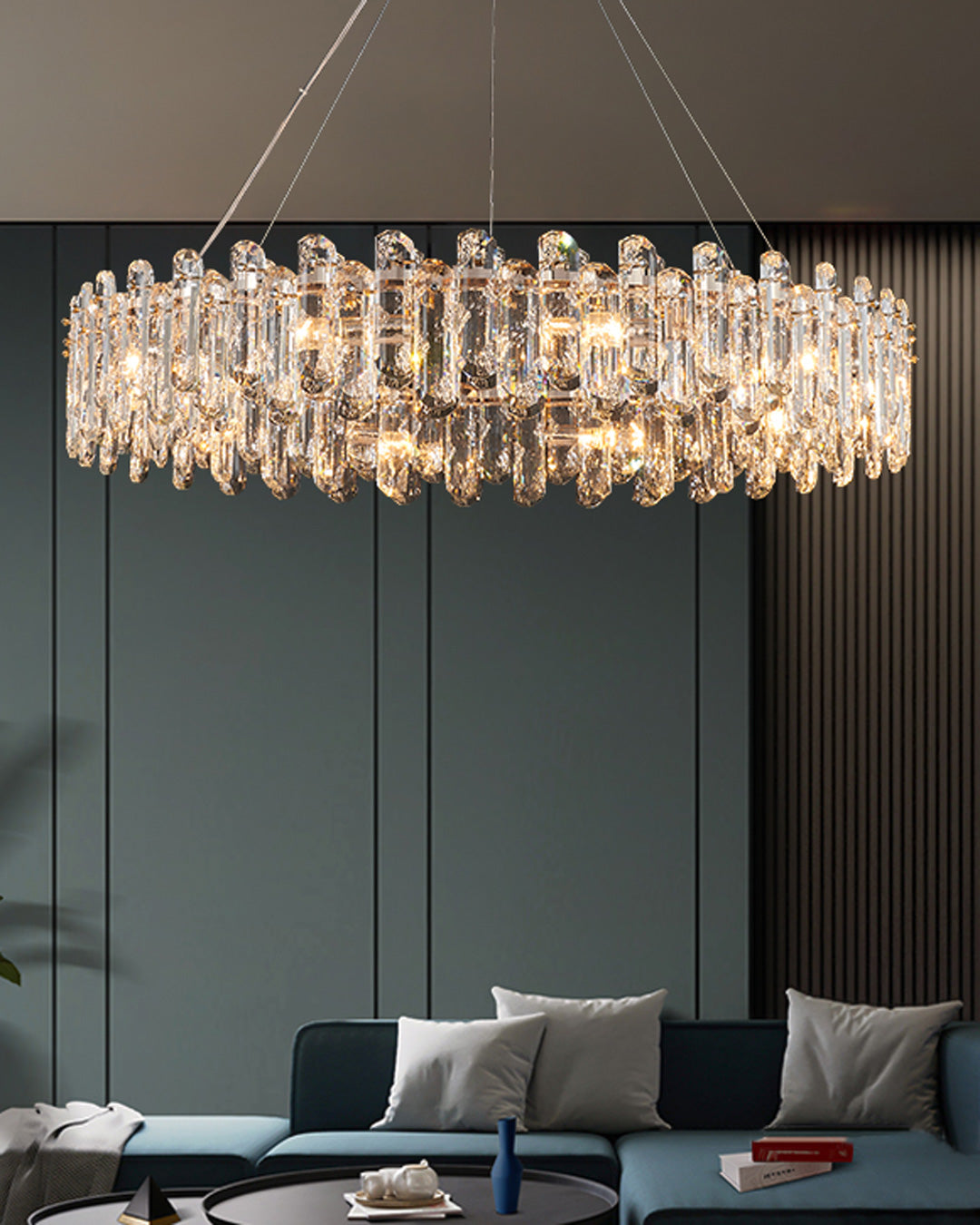 32 Inch Regal Ring Crystal Chandelier - Astra