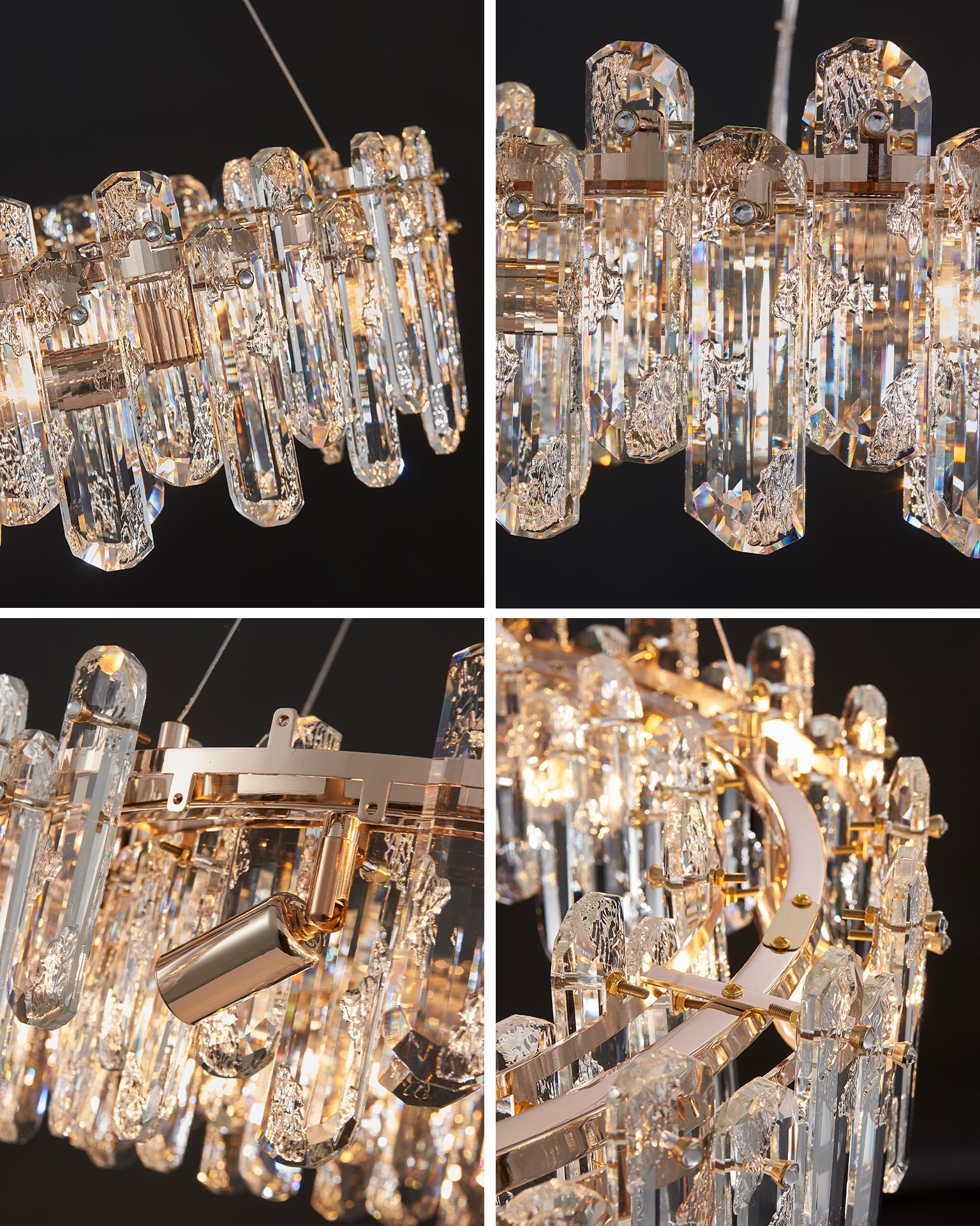 32 Inch Regal Ring Crystal Chandelier - Astra