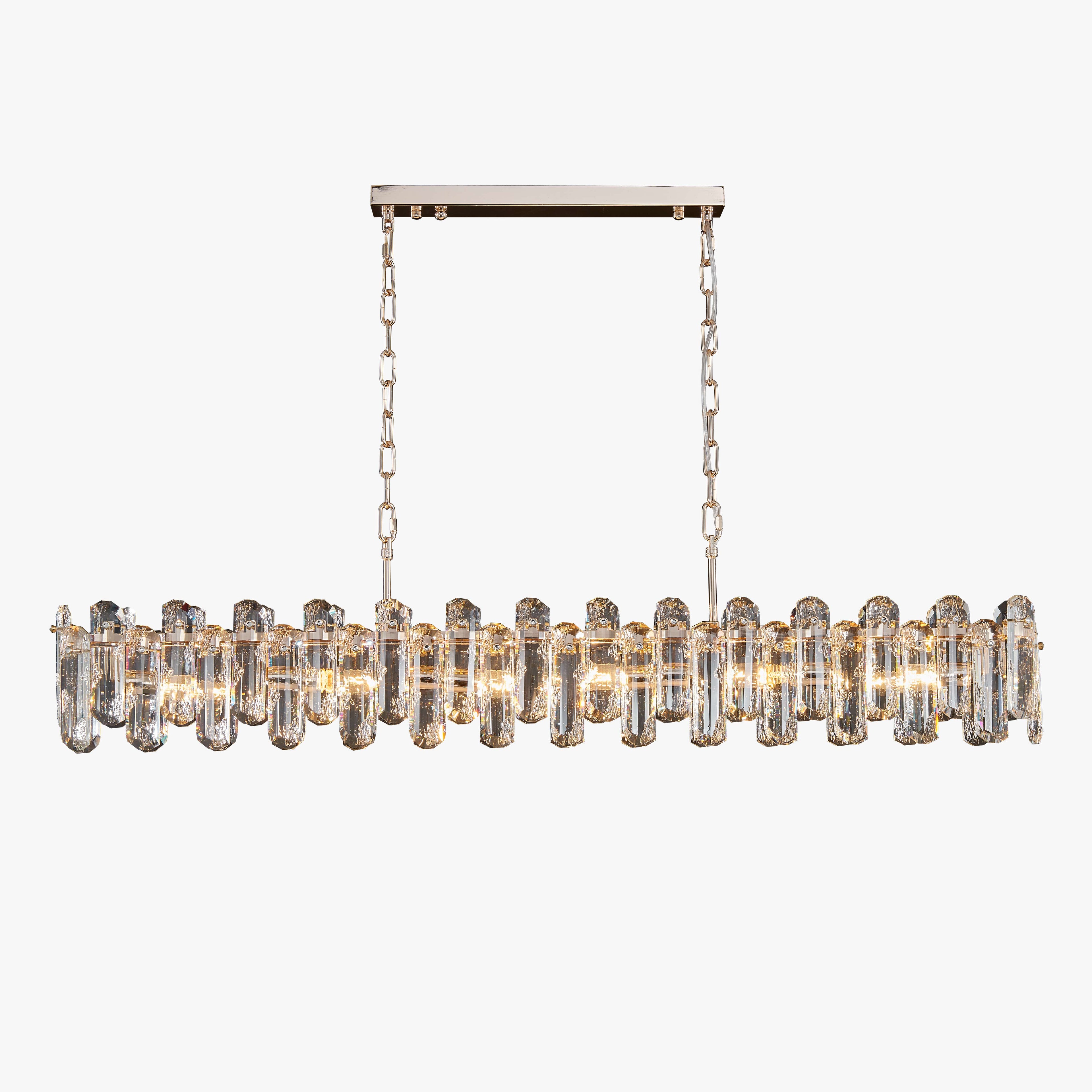 47 Inch Regal Linear Crystal Chandelier - Astra